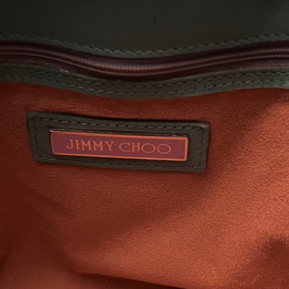 Jimmy Choo Turquoise Tulita Satchel Top Handle W/ Boho West Hardware--& Dust Bag - Picture 10 of 14